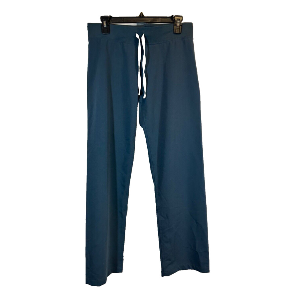 FIGS Scrub Pants Womens Small S Blue Technical Collection Snap Pocket A7